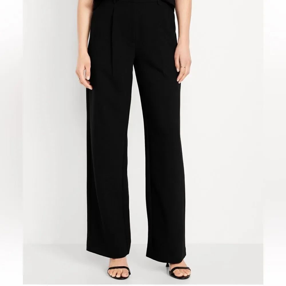 Old Navy Taylor high waisted Navy Wide Leg Pants